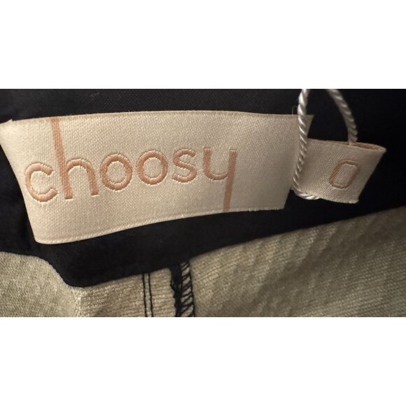 2/$30 Choosy Size 0 Faux Leather Snake Cropped Print High-Waisted Pants - Picture 4 of 16